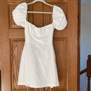 Zara - White Mini Poplin dress